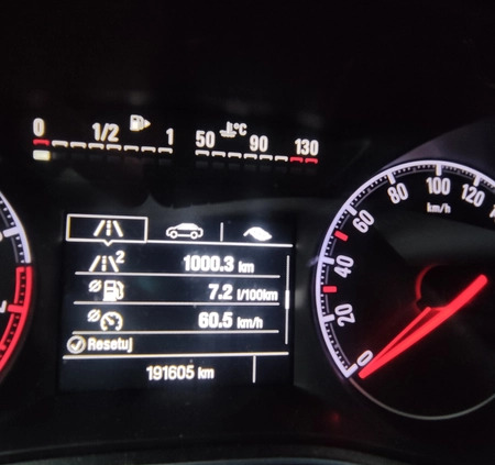 Opel Zafira cena 53900 przebieg: 191212, rok produkcji 2018 z Sieradz małe 172